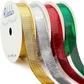 4 Rolls-Gold/Silver/Red/Green(5/8")