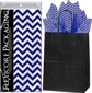 Navy Blue Chevron