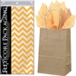 Tangerine Orange Chevron